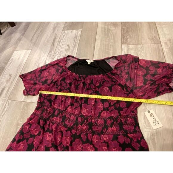 Terra & Sky plus size floral midi dress size 2X - Picture 9 of 12